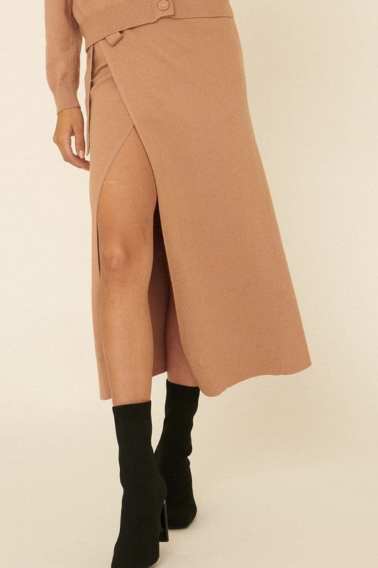 It's A Wrap Midi Skirt