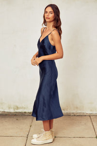 Midnight Blue Evening Gown
