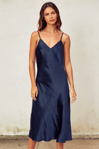 Midnight Blue Evening Gown