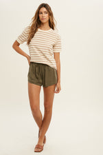 Drawstring Tencel Shorts