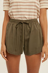 Drawstring Tencel Shorts