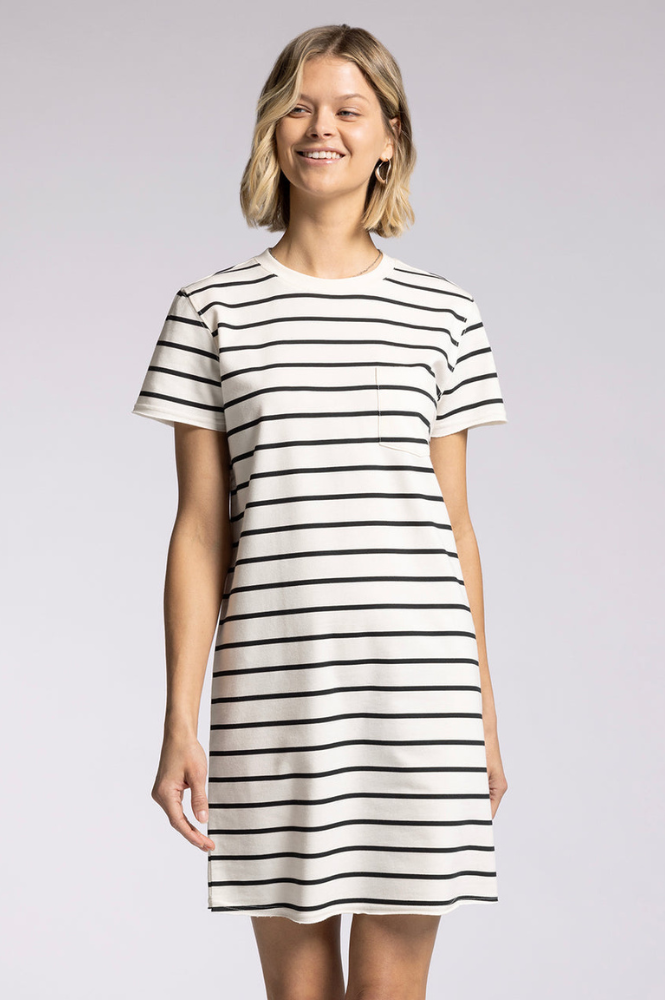 Kick Back Striped Dress