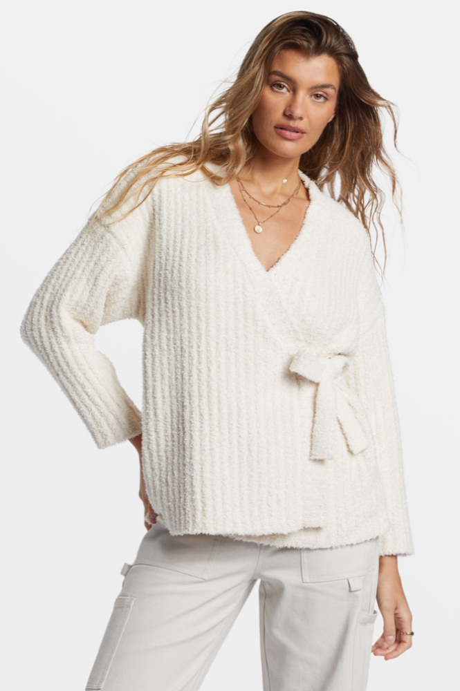 Soft Sand Wrap Cardigan