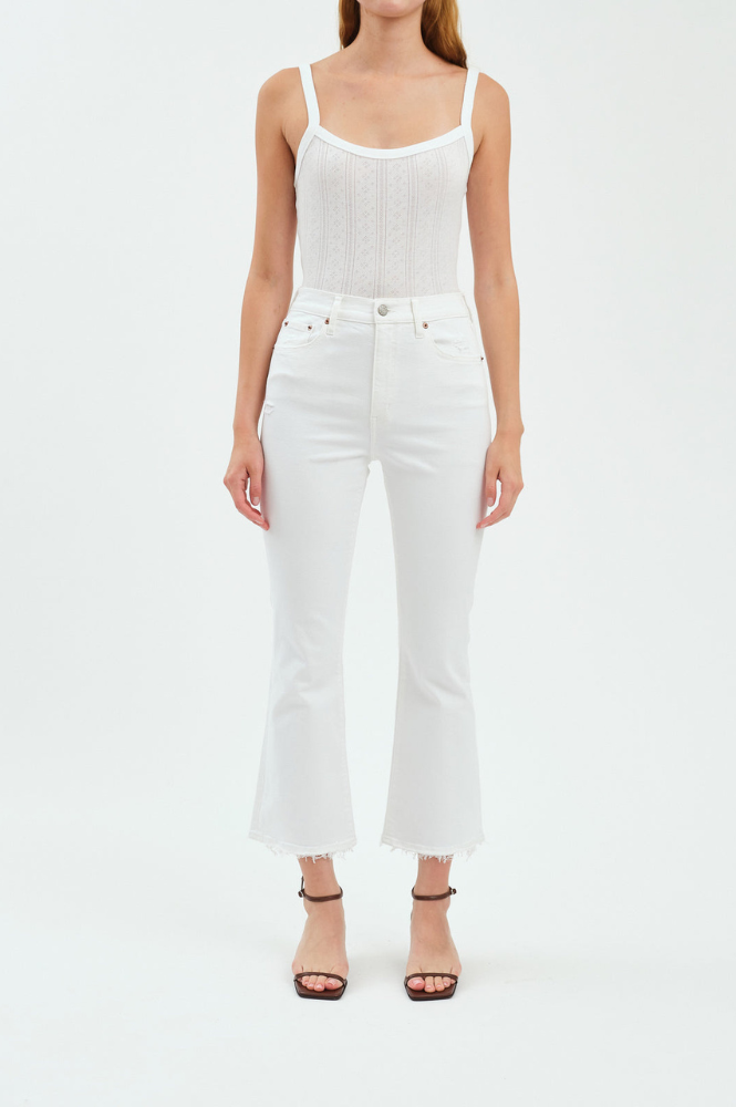 Shy Girl White Denim