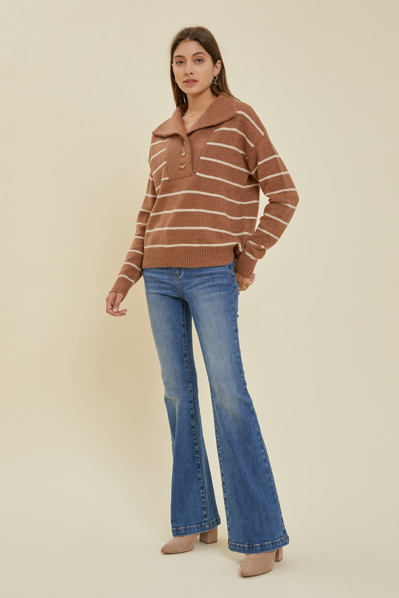 Striped Pullover Sweater