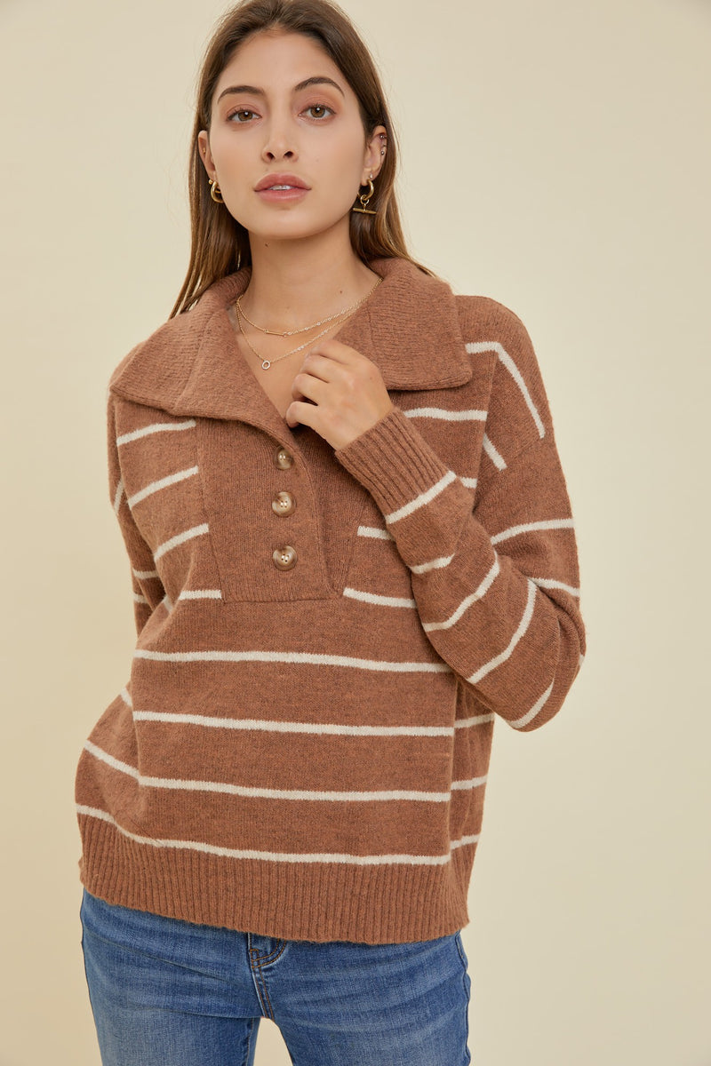 Striped Pullover Sweater