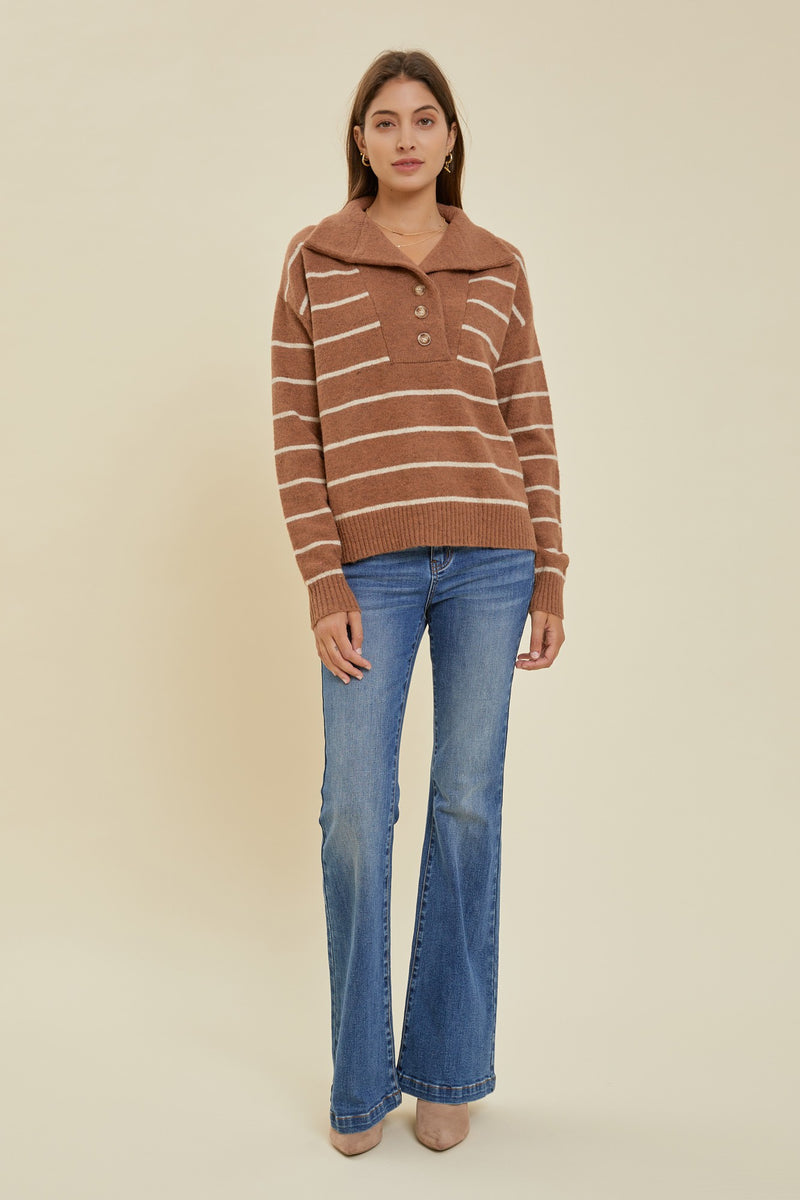 Striped Pullover Sweater