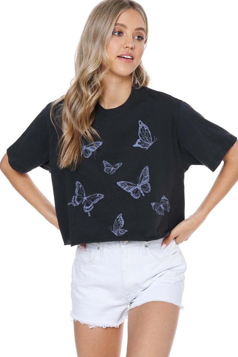 All Over Butterflies Graphic Tee