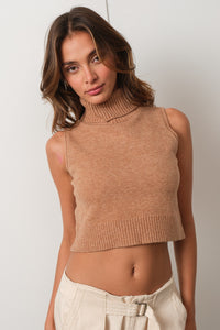 Don't Mock Me Sleeveless Sweater