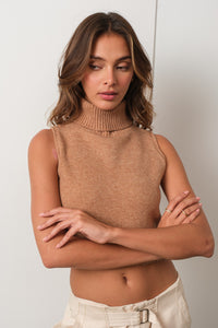 Don't Mock Me Sleeveless Sweater