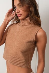 Don't Mock Me Sleeveless Sweater