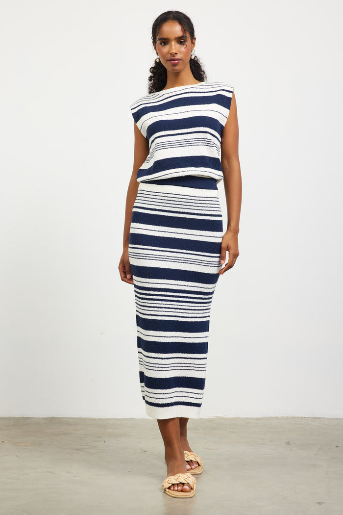Multi Stripe Knit Set