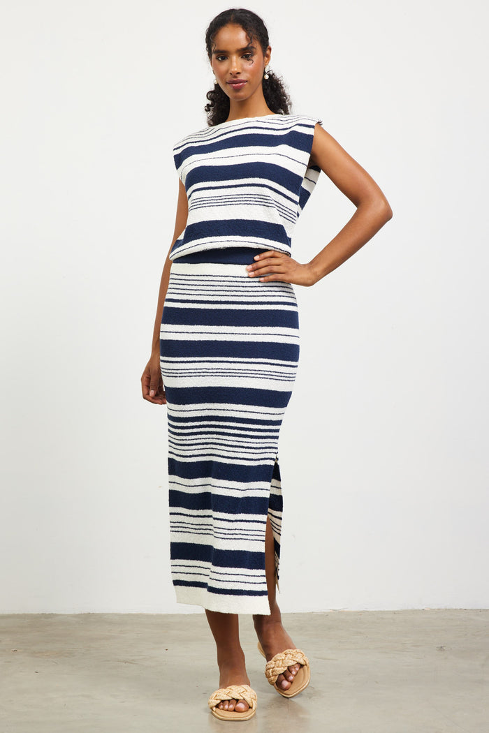 Multi Stripe Knit Set