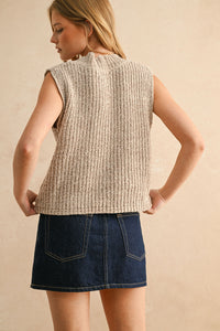 Chenille Chic Vest