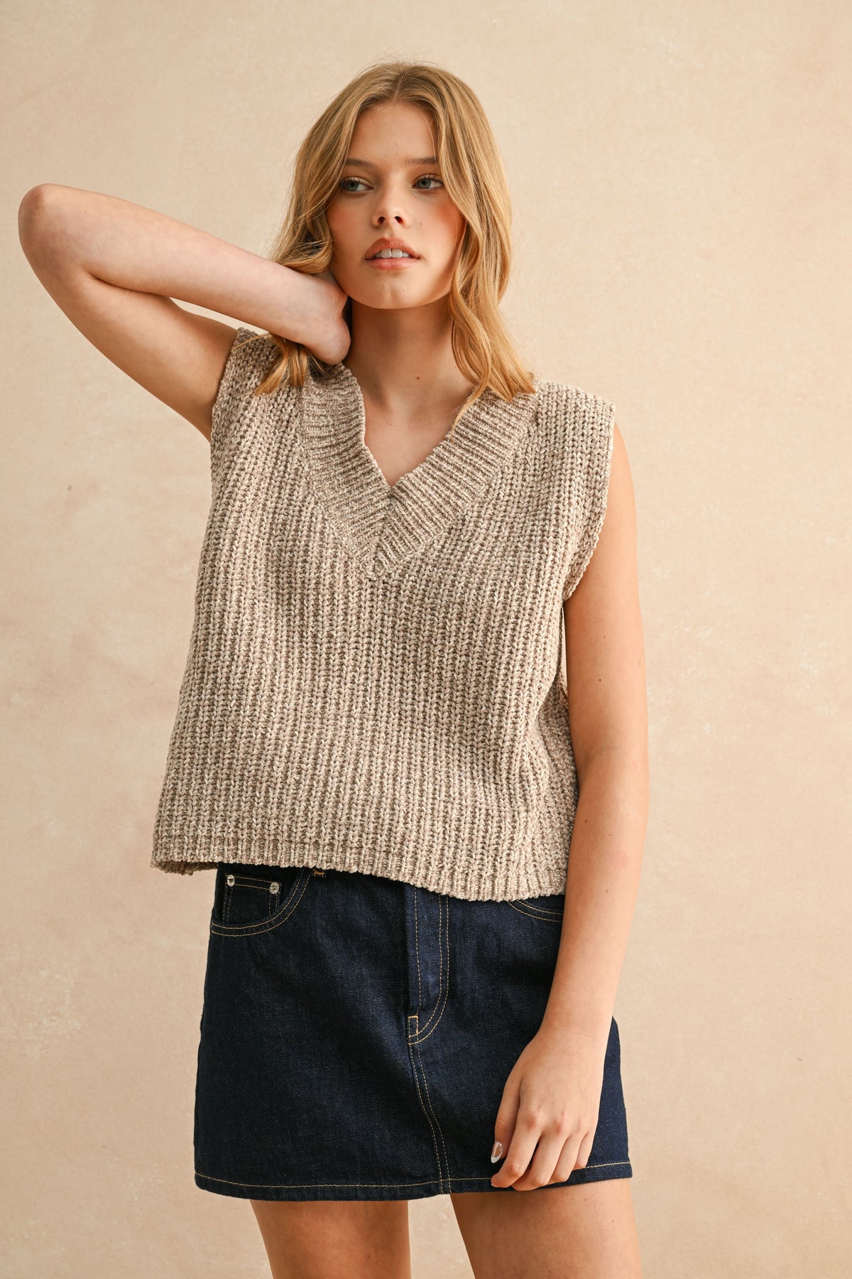 Chenille Chic Vest