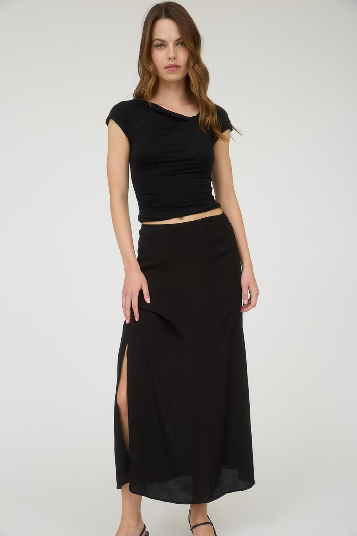 Graceful Flow Midi Skirt