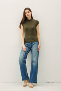 Cap Sleeve Crush Top