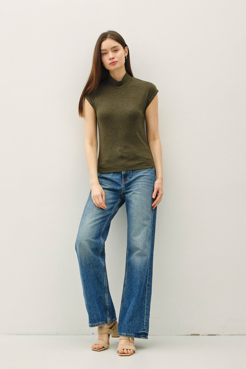 Cap Sleeve Crush Top