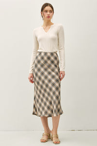Classic Charm Plaid Skirt