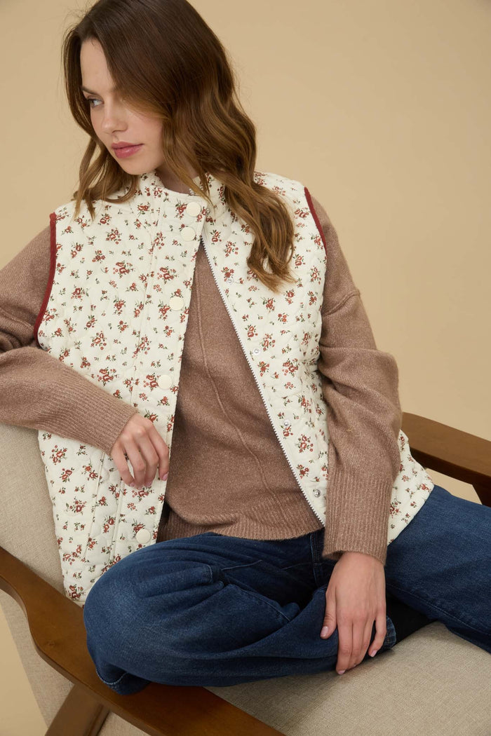 Forever Floral Vest
