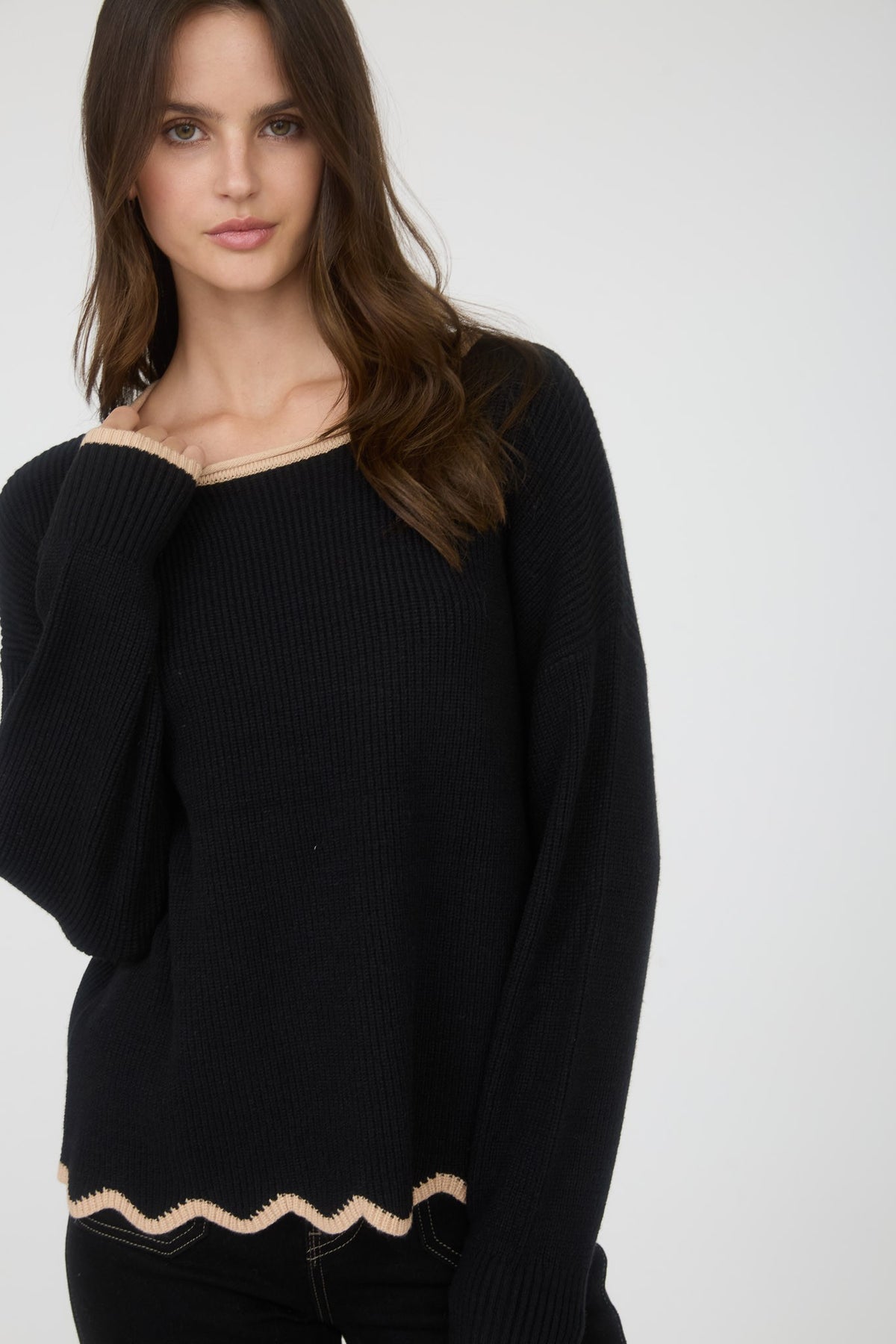 Around The Collar Sweater