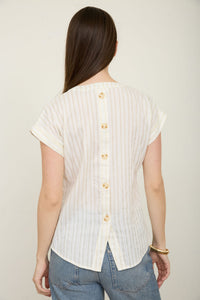 Striped & Sunlit top