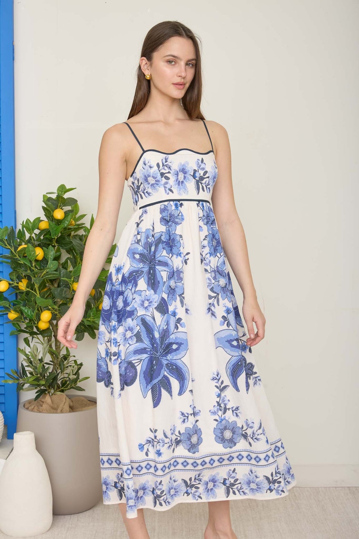 Sunlit Days Midi Dress