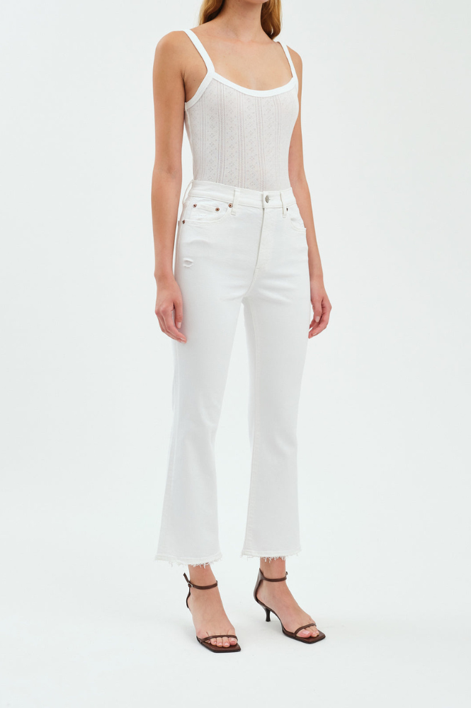 Shy Girl White Denim