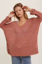 3/4 Sleeve Knit Sweater