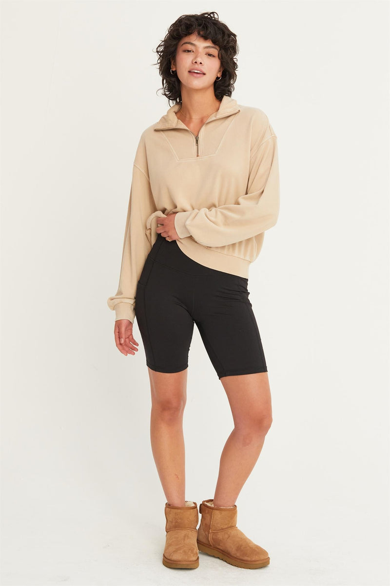 Laid Back Zip Pull Over