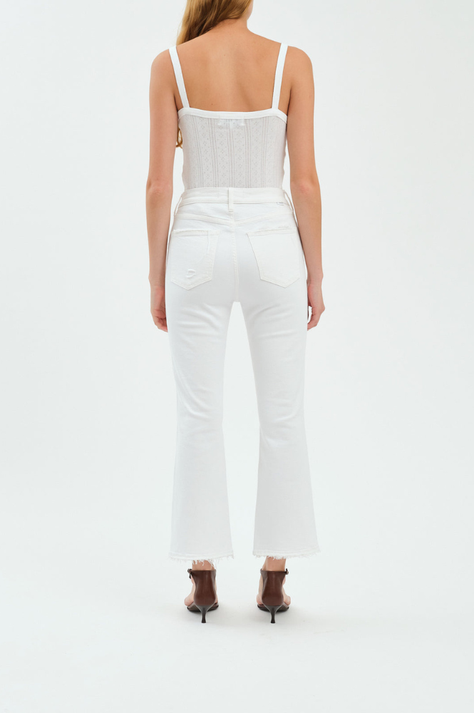 Shy Girl White Denim