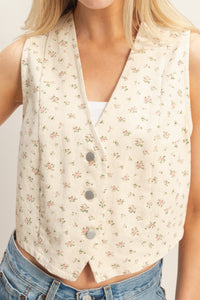 Antique Floral Vest