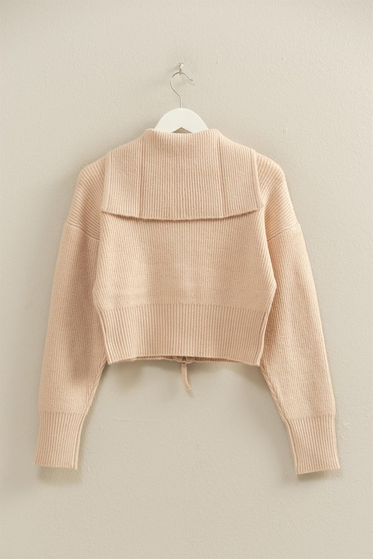 Go With You Zip Sweater