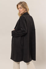 Dark Night Suede Duster