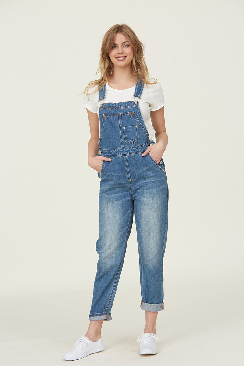 Back Home Straight Leg Overalls