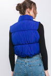 Surround Me High Neck Puffer Vest