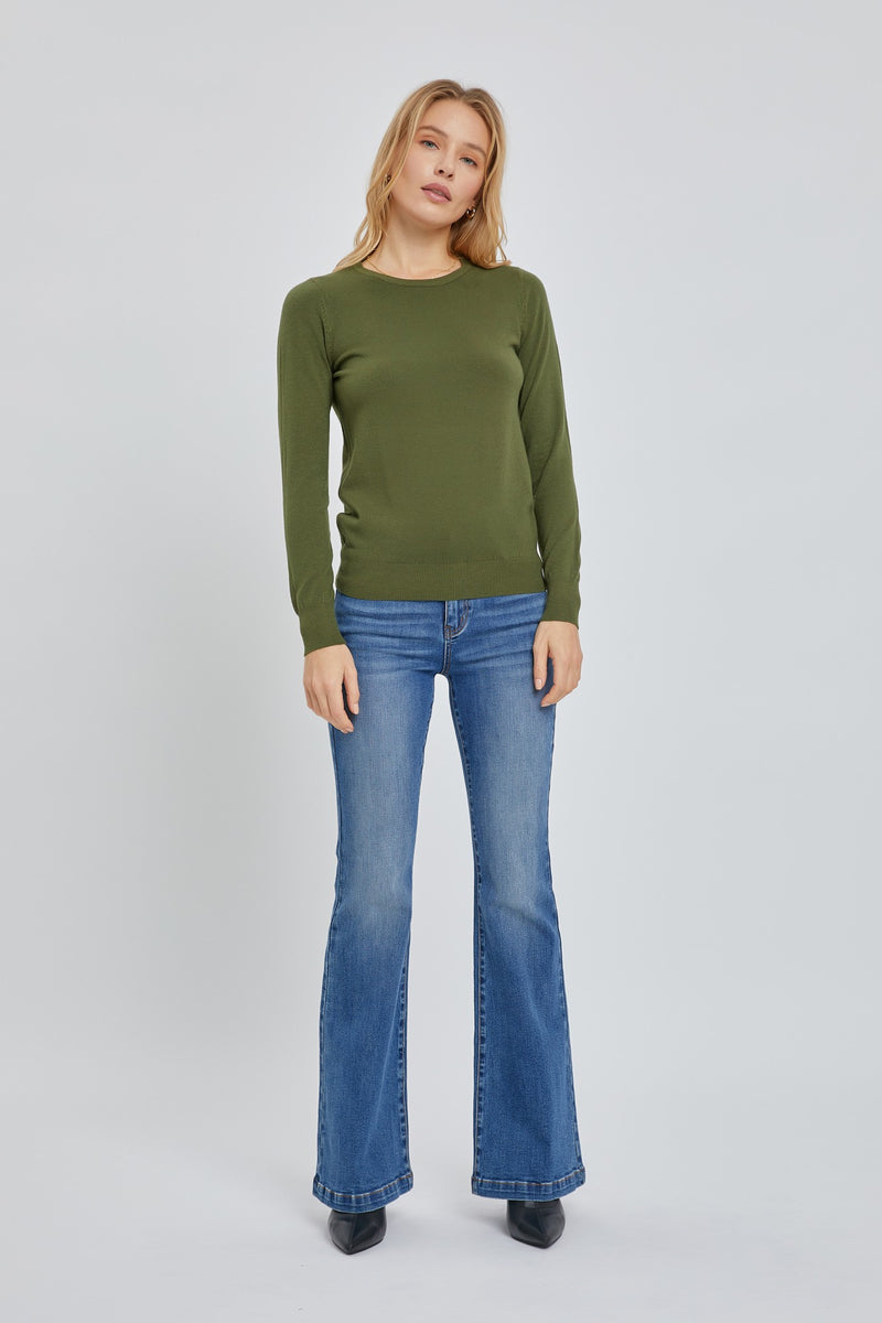 How Fine Round Neck Sweater