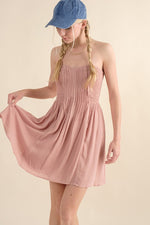 Not The Bad Guy Pleated Tube Dress