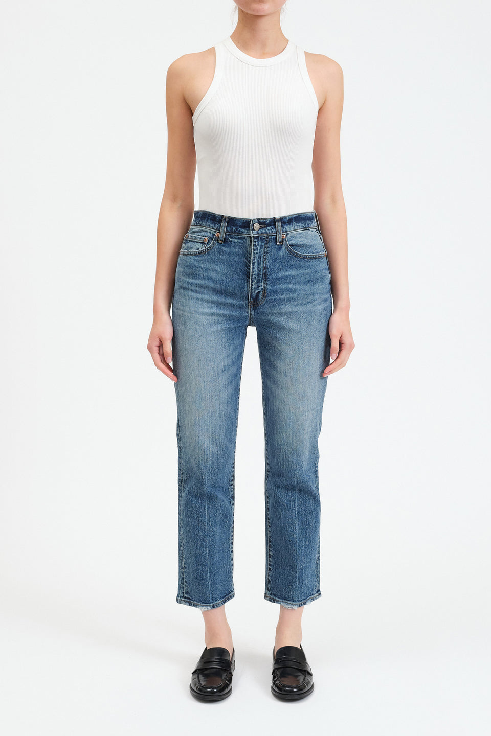 Straight Up High Rise Stunner Denim