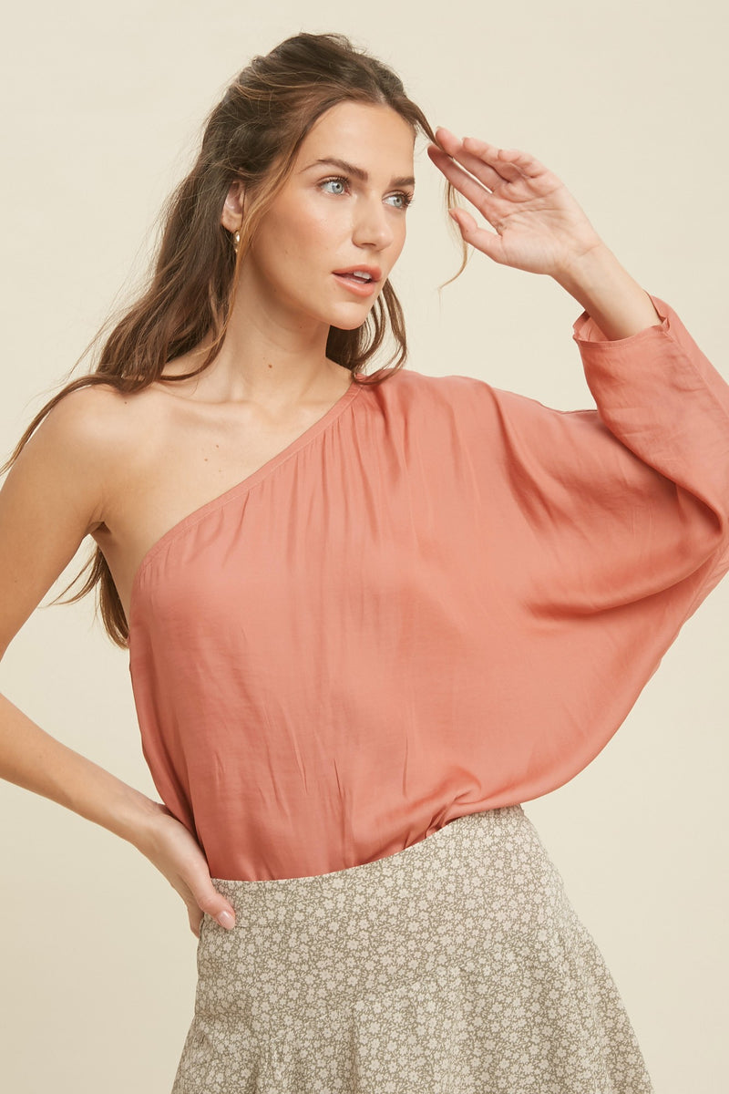 Whirlwind One Shoulder Top