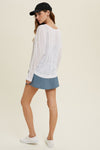 Never Too Late Semi-Sheer Top