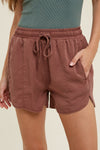You're A Trip Tencel  Drawstring Shorts