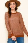 Harvest Time Two Tone Pullover Sweater