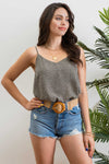 Olive Polka Dot Tank