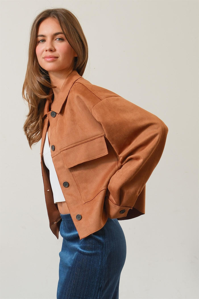 Comes And Goes Suede Jacket