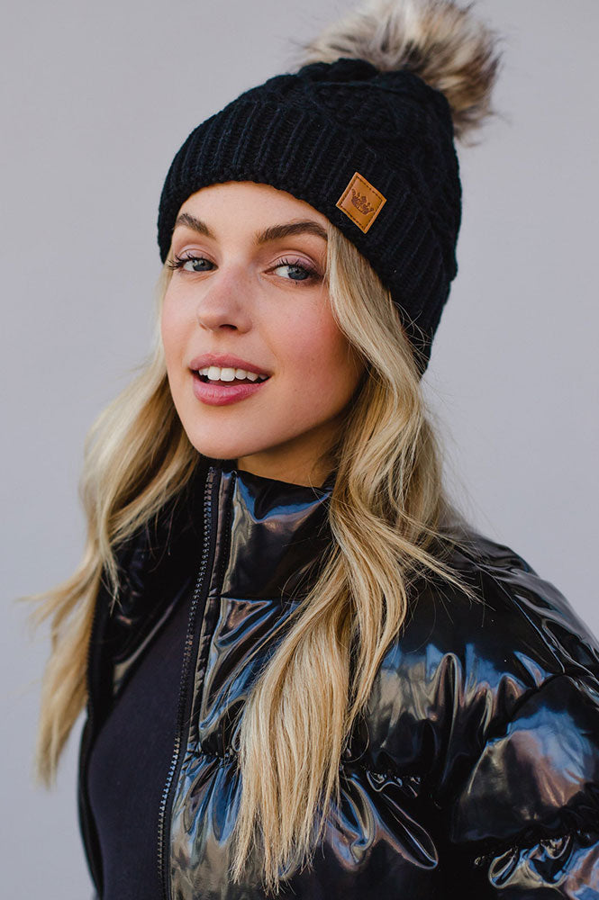 Top It Off Pom Beanie