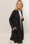 Dark Night Suede Duster