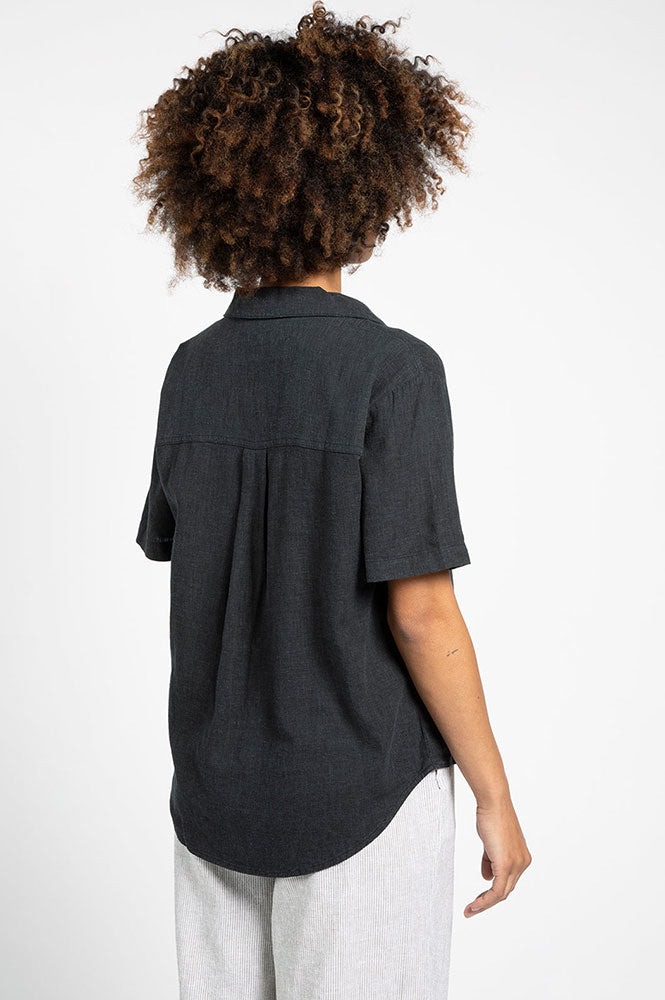 Drew Front Button Top