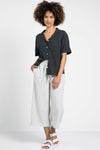 Drew Front Button Top