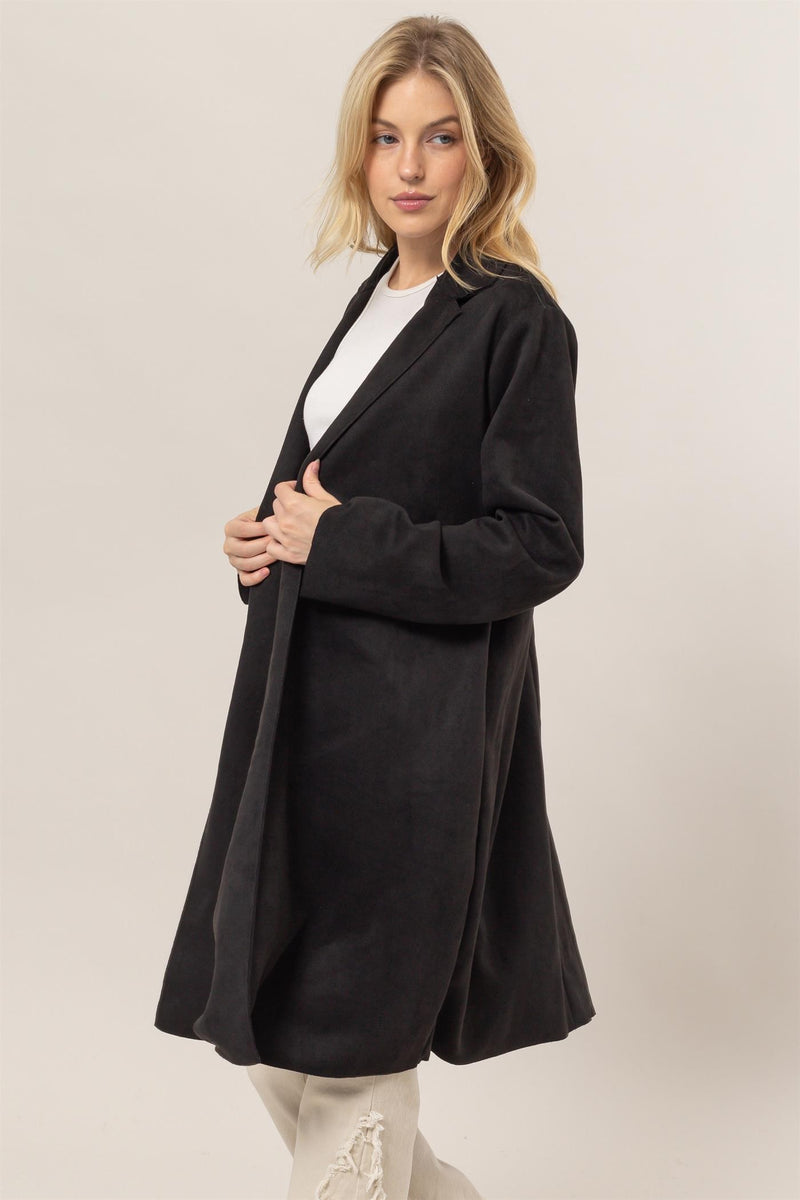 Dark Night Suede Duster